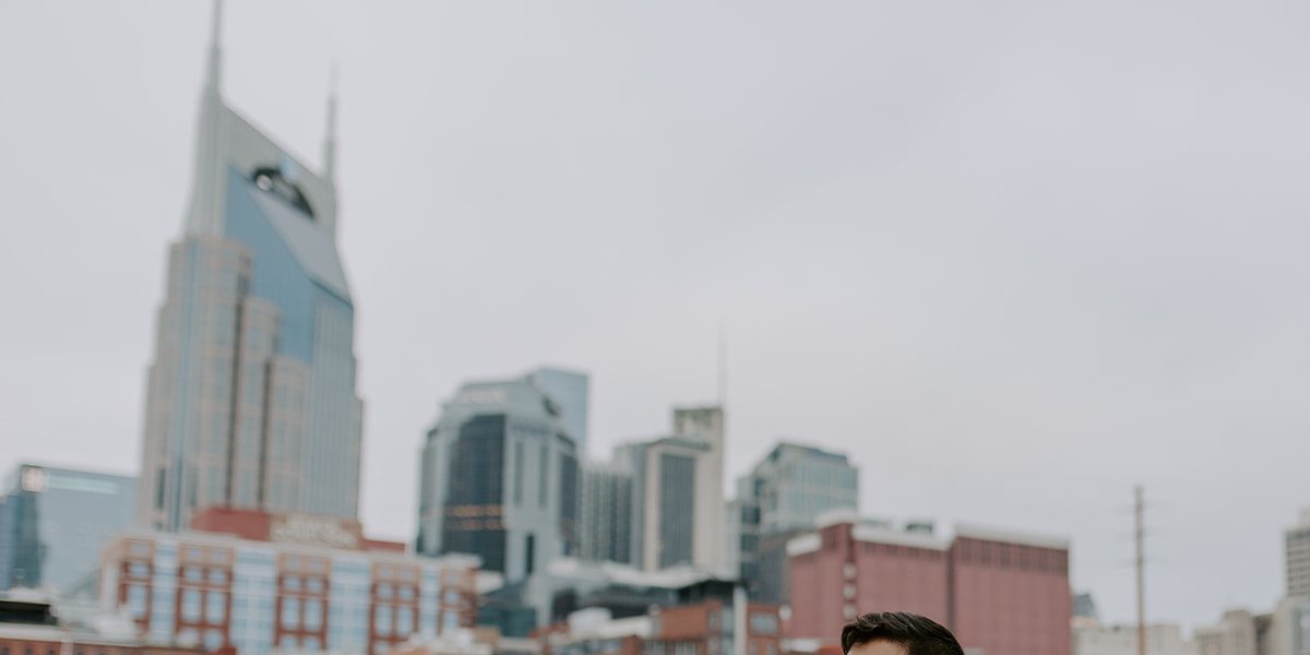 The downtown Nashville skyline