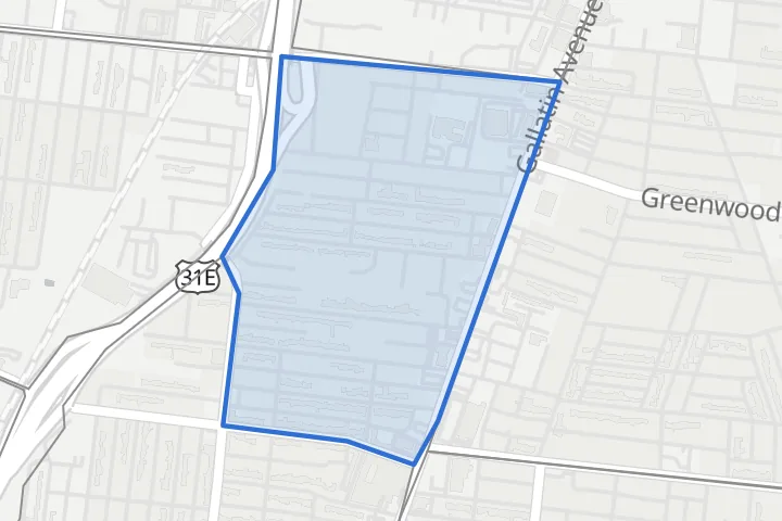 Map: the Greenwood boundary