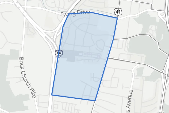 Map: the Hillhurst boundary