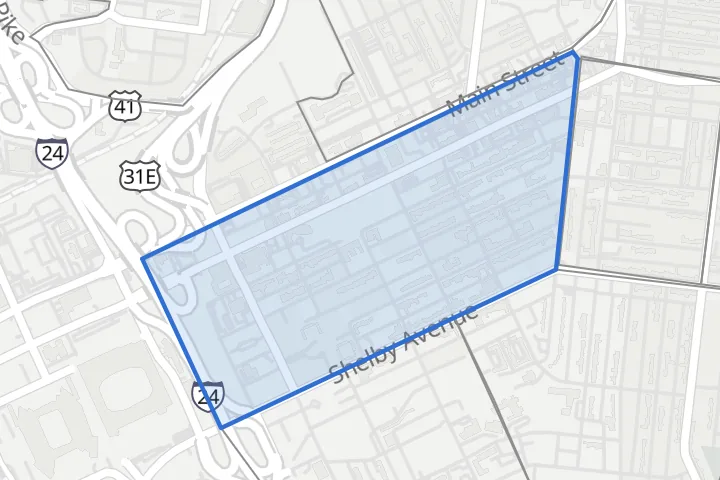 Map: the Historic Edgefield boundary