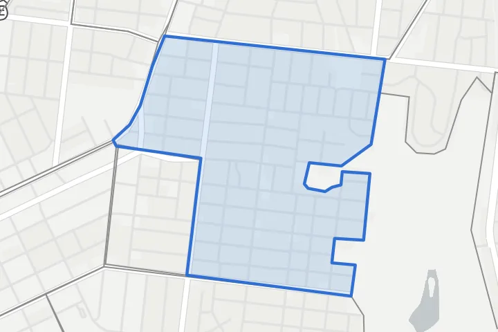 Map: the Lockeland Springs boundary