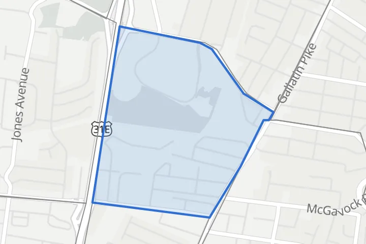 Map: the Maynor Place boundary