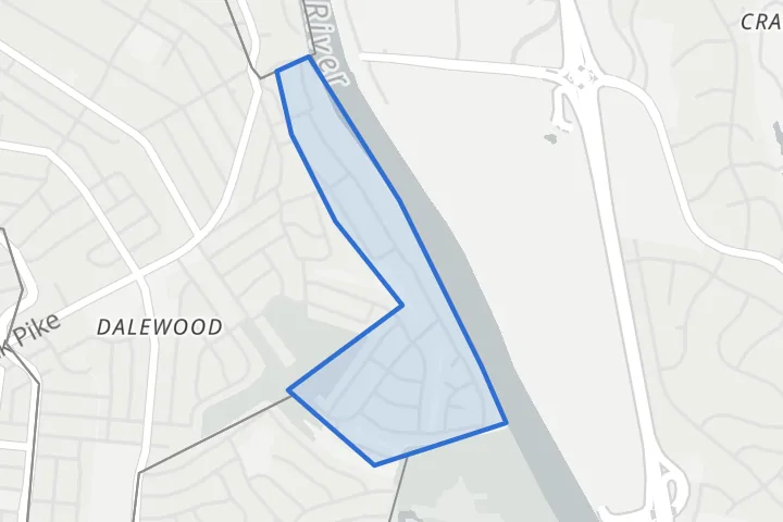 Map: the Moss Rose boundary