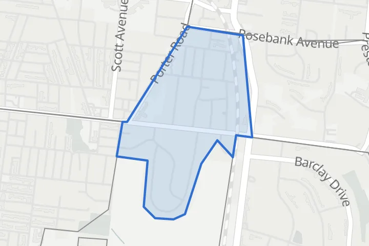 Map: the Rolling Acres boundary